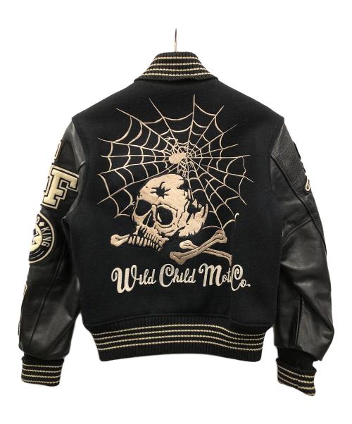 whitesville（ホワイツビル）whitesville (ホワイツビル) スタジャン フルデコワッペン ブラック サイズ:36の古着・服飾アイテム