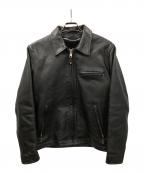 Schottショット）の古着「シングルライダースジャケット」｜ブラック