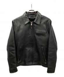 Schott（ショット）の古着「シングルライダースジャケット」｜ブラック