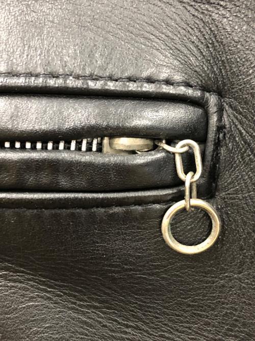 Schott（ショット）Schott (ショット) シングルライダースジャケット ブラック サイズ:36の古着・服飾アイテム