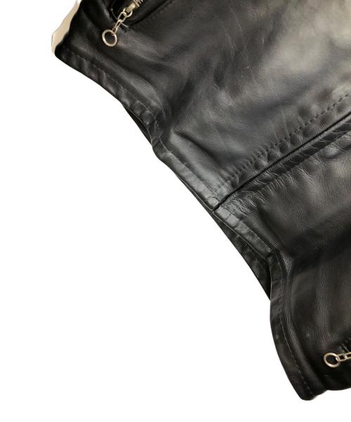 Schott（ショット）Schott (ショット) シングルライダースジャケット ブラック サイズ:36の古着・服飾アイテム