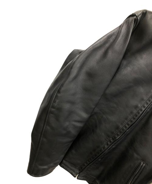 Schott（ショット）Schott (ショット) シングルライダースジャケット ブラック サイズ:36の古着・服飾アイテム