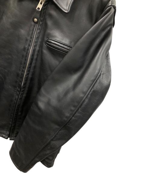 Schott（ショット）Schott (ショット) シングルライダースジャケット ブラック サイズ:36の古着・服飾アイテム