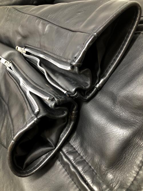 Schott（ショット）Schott (ショット) シングルライダースジャケット ブラック サイズ:36の古着・服飾アイテム