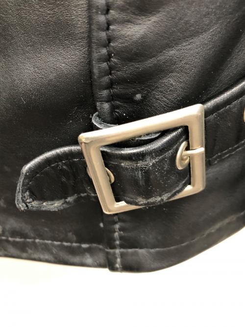 Schott（ショット）Schott (ショット) シングルライダースジャケット ブラック サイズ:36の古着・服飾アイテム