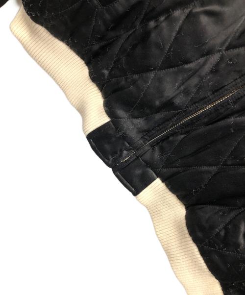 HOUSTON（ヒューストン）HOUSTON (ヒューストン) スカジャン HAWK（ハンク/鷹） ブラック サイズ:MEDIUMの古着・服飾アイテム