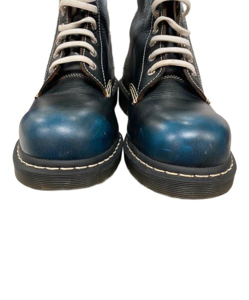 Dr.Martens（ドクターマーチン）Dr.Martens (ドクターマーチン) 10ホールブーツ ネイビー×ブルー サイズ:UK7の古着・服飾アイテム