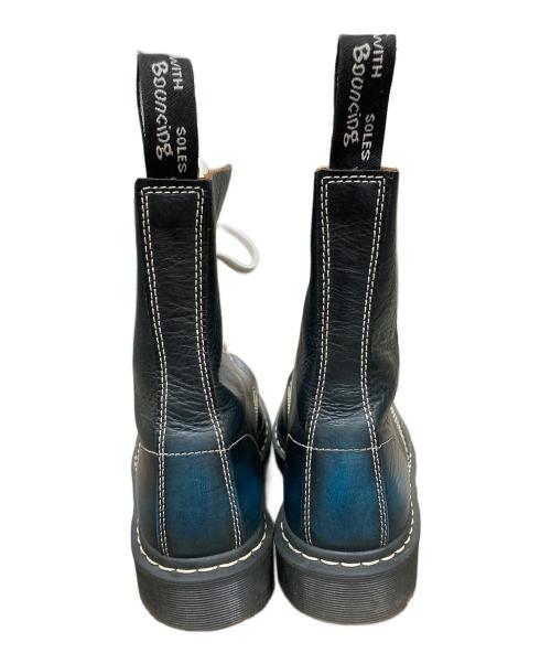 Dr.Martens（ドクターマーチン）Dr.Martens (ドクターマーチン) 10ホールブーツ ネイビー×ブルー サイズ:UK7の古着・服飾アイテム