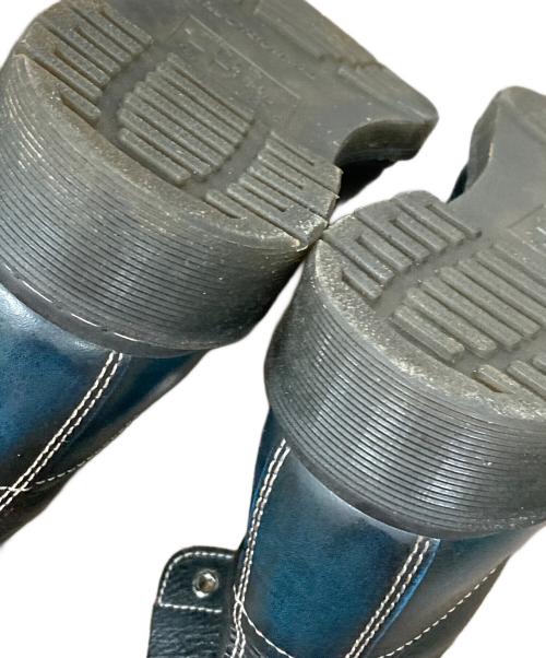 Dr.Martens（ドクターマーチン）Dr.Martens (ドクターマーチン) 10ホールブーツ ネイビー×ブルー サイズ:UK7の古着・服飾アイテム