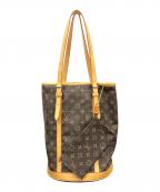LOUIS VUITTONルイ ヴィトン）の古着「トートバッグ モノグラム バケットGM」｜ブラウン