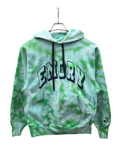 Champion（チャンピオン）Champion (チャンピオン) パーカー REVERSE WEAVE（リバースウィーブ） グリーン サイズ:Largeの古着・服飾アイテム