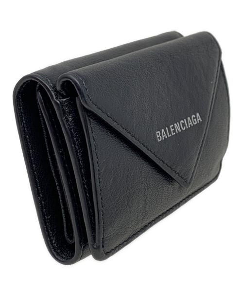 BALENCIAGA（バレンシアガ）BALENCIAGA (バレンシアガ) 3つ折り財布 ブラック サイズ:実寸サイズにてご確認ください。の古着・服飾アイテム