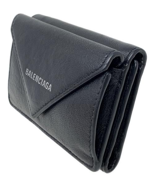 BALENCIAGA（バレンシアガ）BALENCIAGA (バレンシアガ) 3つ折り財布 ブラック サイズ:実寸サイズにてご確認ください。の古着・服飾アイテム