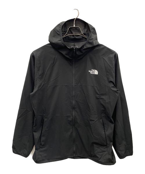 THE NORTH FACE（ザ ノース フェイス）THE NORTH FACE (ザ ノース フェイス) ナイロンジャケット ES（エクスプロアー ソース）エニータイムウインドフーディ ブラック サイズ:XLの古着・服飾アイテム