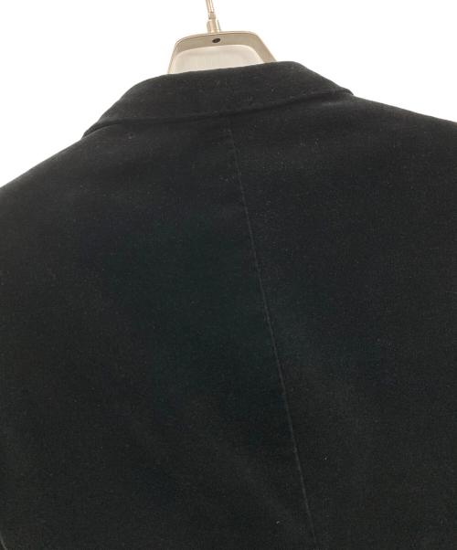 BURBERRY BLACK LABEL（バーバリーブラックレーベル）BURBERRY BLACK LABEL (バーバリーブラックレーベル) テーラードジャケット ベロア ブラック サイズ:Mの古着・服飾アイテム