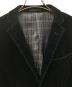 BURBERRY BLACK LABEL (バーバリーブラックレーベル) テーラードジャケット ベロア ブラック サイズ:M：15000円