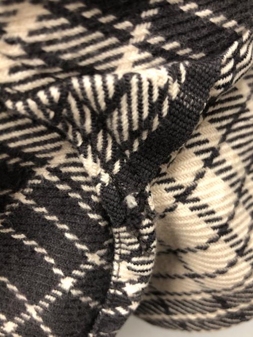 FLAT HEAD（フラット ヘッド）FLAT HEAD (フラット ヘッド) ネルシャツ ナチュラル×ブラウン サイズ:42の古着・服飾アイテム