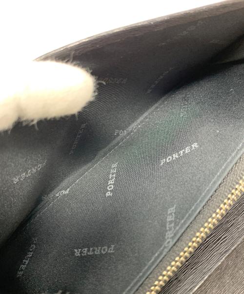 PORTER（ポーター）PORTER (ポーター) 長財布 カレント ブラック サイズ:実寸サイズにてご確認ください。の古着・服飾アイテム