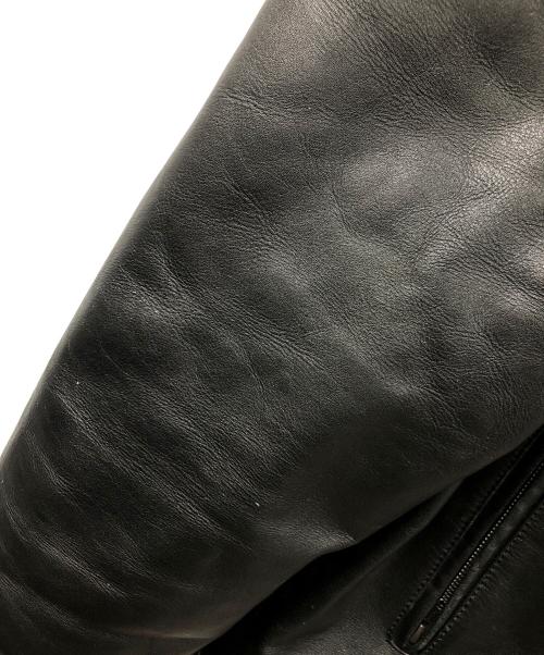 Liugoo Leathers（リューグーレザーズ）Liugoo Leathers (リューグーレザーズ) レザージャケット ブラック サイズ:LLの古着・服飾アイテム