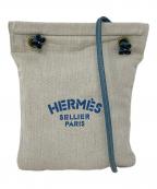 HERMESエルメス）の古着「ショルダーバッグ アリーヌPM」｜ナチュラル×ブルー