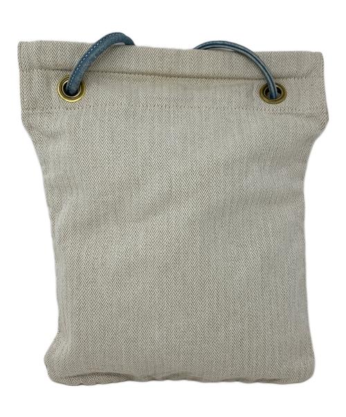 HERMES（エルメス）HERMES (エルメス) ショルダーバッグ アリーヌPM ナチュラル×ブルー サイズ:実寸サイズにてご確認ください。の古着・服飾アイテム