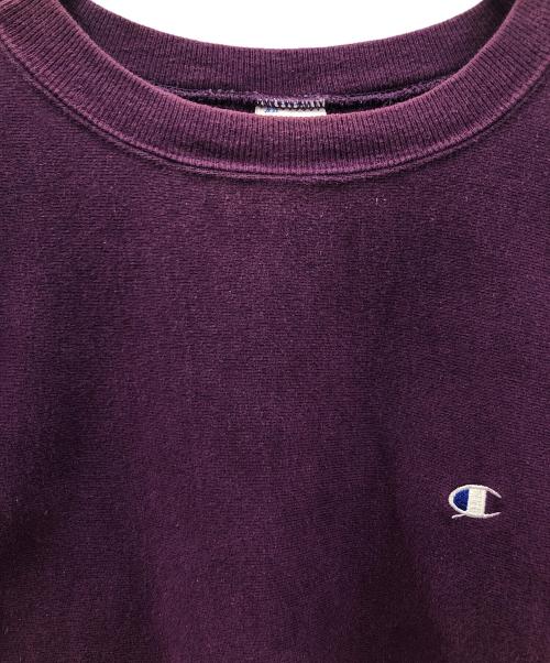 Champion REVERSE WEAVE（チャンピオン リバース ウィーブ）Champion REVERSE WEAVE (チャンピオン リバース ウィーブ) スウェット パープル サイズ:LARGEの古着・服飾アイテム
