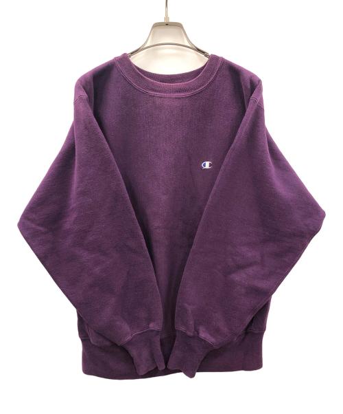 Champion REVERSE WEAVE（チャンピオン リバース ウィーブ）Champion REVERSE WEAVE (チャンピオン リバース ウィーブ) スウェット パープル サイズ:LARGEの古着・服飾アイテム