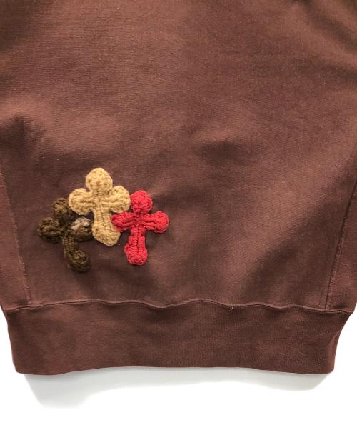 YARN（ヤーン）YARN (ヤーン) SYUMAN. (シュウマン) プルオーバーパーカー ブラウン サイズ:Largeの古着・服飾アイテム
