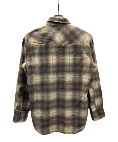 PENDLETON（ペンドルトン）PENDLETON (ペンドルトン) ウエスタンシャツ ブラウン×アイボリー サイズ:Mの古着・服飾アイテム