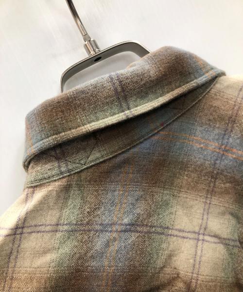 PENDLETON（ペンドルトン）PENDLETON (ペンドルトン) ウエスタンシャツ ブラウン×アイボリー サイズ:Mの古着・服飾アイテム