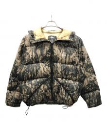 stussy（ステューシー）の古着「ダウンジャケット Micro Ripstop RelicCamo(マイクロ リップトップ レリック カモ)」｜オリーブ