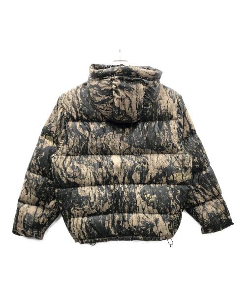 stussy（ステューシー）stussy (ステューシー) ダウンジャケット Micro Ripstop RelicCamo(マイクロ リップトップ レリック カモ) オリーブ サイズ:Sの古着・服飾アイテム