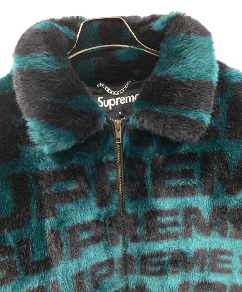 SUPREME（シュプリーム）SUPREME (シュプリーム) ジャケット 18SS Faux Fur BomberJacket（18SS フェイク ファー ボンバー ジャケット） グリーン×ブラック サイズ:Sの古着・服飾アイテム