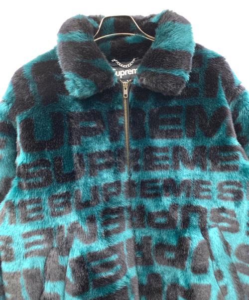SUPREME（シュプリーム）SUPREME (シュプリーム) ジャケット 18SS Faux Fur BomberJacket（18SS フェイク ファー ボンバー ジャケット） グリーン×ブラック サイズ:Sの古着・服飾アイテム