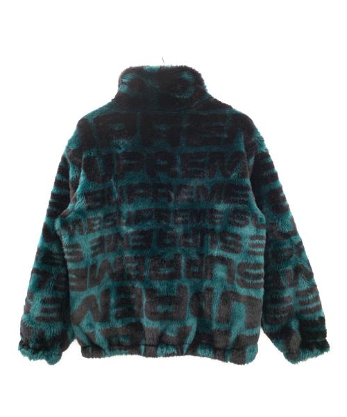 SUPREME（シュプリーム）SUPREME (シュプリーム) ジャケット 18SS Faux Fur BomberJacket（18SS フェイク ファー ボンバー ジャケット） グリーン×ブラック サイズ:Sの古着・服飾アイテム