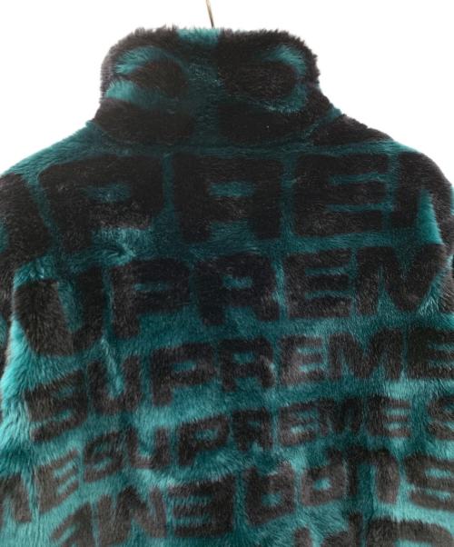 SUPREME（シュプリーム）SUPREME (シュプリーム) ジャケット 18SS Faux Fur BomberJacket（18SS フェイク ファー ボンバー ジャケット） グリーン×ブラック サイズ:Sの古着・服飾アイテム