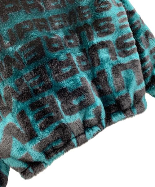 SUPREME（シュプリーム）SUPREME (シュプリーム) ジャケット 18SS Faux Fur BomberJacket（18SS フェイク ファー ボンバー ジャケット） グリーン×ブラック サイズ:Sの古着・服飾アイテム