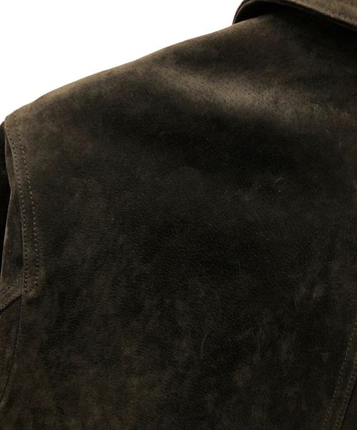ZARA（ザラ）ZARA (ザラ) レザージャケット ブラウン サイズ:USA Mの古着・服飾アイテム