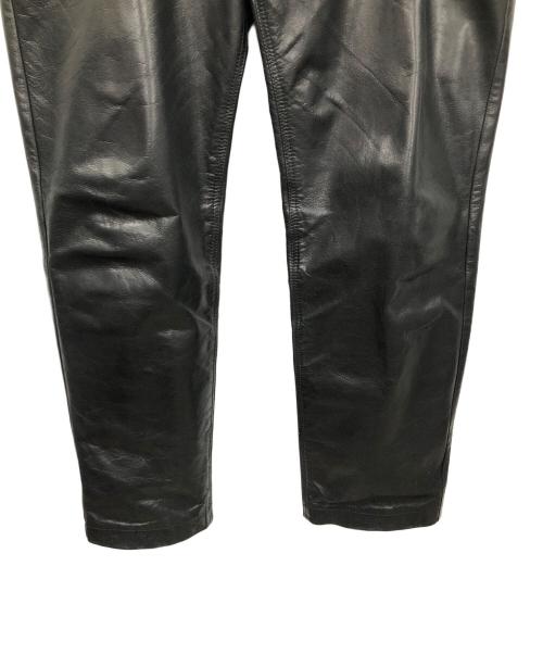 Liugoo Leathers（リューグーレザーズ）Liugoo Leathers (リューグーレザーズ) レザーパンツ ブラック サイズ:42の古着・服飾アイテム