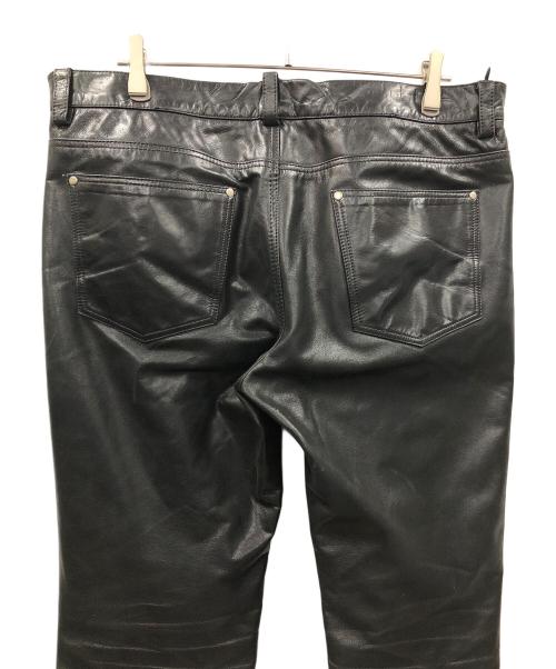 Liugoo Leathers（リューグーレザーズ）Liugoo Leathers (リューグーレザーズ) レザーパンツ ブラック サイズ:42の古着・服飾アイテム