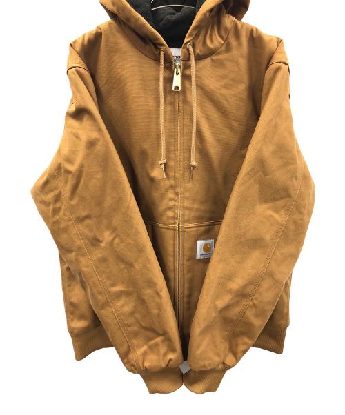 CarHartt（カーハート）CarHartt (カーハート) 中綿ジャケット ACTIVE JACKET（アクティブ ジャケット） ブラウン サイズ:Lの古着・服飾アイテム