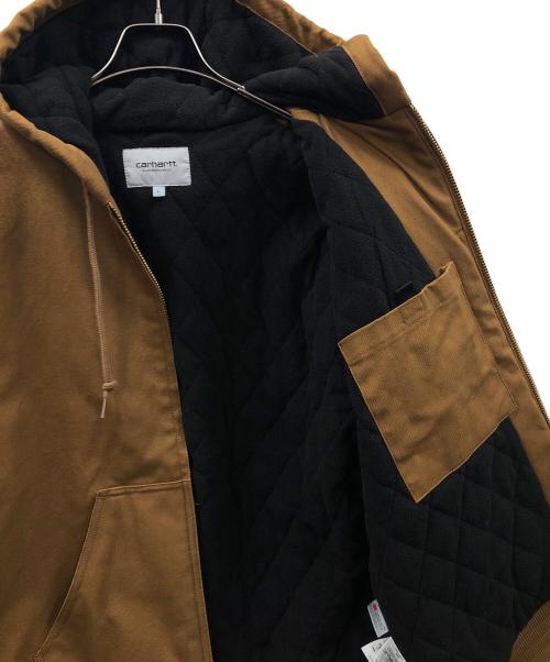 CarHartt（カーハート）CarHartt (カーハート) 中綿ジャケット ACTIVE JACKET（アクティブ ジャケット） ブラウン サイズ:Lの古着・服飾アイテム