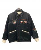 WEST RIDEウエストライド）の古着「スーベニアジャケット LONG RIDER SOUVENIR JACKET（ロング・ライダー・スーベニア・ジャケット）」｜ブラック