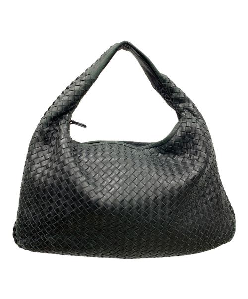 BOTTEGA VENETA（ボッテガベネタ）BOTTEGA VENETA (ボッテガベネタ) レザーハンドバッグ イントレチャート ブラック サイズ:実寸サイズにてご確認ください。の古着・服飾アイテム