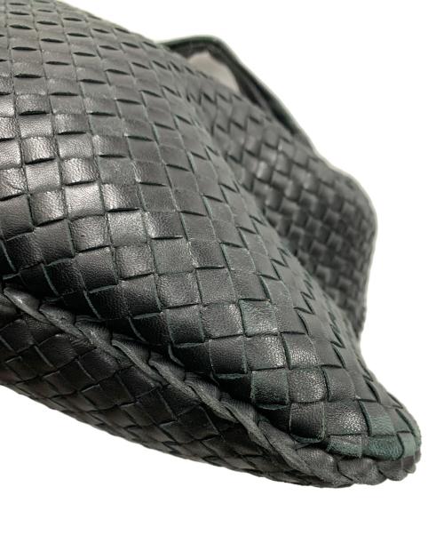 BOTTEGA VENETA（ボッテガベネタ）BOTTEGA VENETA (ボッテガベネタ) レザーハンドバッグ イントレチャート ブラック サイズ:実寸サイズにてご確認ください。の古着・服飾アイテム