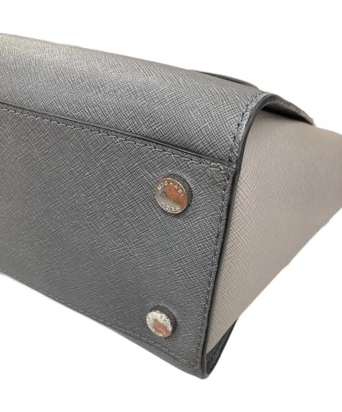 MICHAEL KORS（マイケル・コース）MICHAEL KORS (マイケル・コース) 2WAYハンドバッグ サッチェル ハンドバッグ ショルダーバッグ グレー×ブラック サイズ:実寸サイズにてご確認下さい。の古着・服飾アイテム