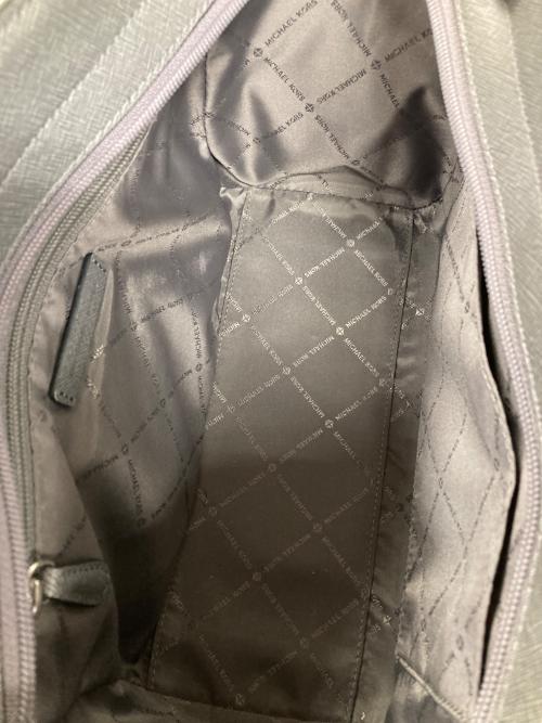 MICHAEL KORS（マイケル・コース）MICHAEL KORS (マイケル・コース) 2WAYハンドバッグ サッチェル ハンドバッグ ショルダーバッグ グレー×ブラック サイズ:実寸サイズにてご確認下さい。の古着・服飾アイテム