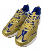 le coq sportifルコックスポルティフ）の古着「ランニングシューズ LCS R 2000 TB『TIGER&BUNNY2』（ルコックスポルティフ R 2000 TB『タイガー＆バニー2』）コラボモデル」｜ゴールド×ブルー