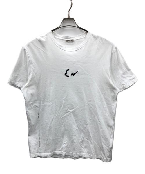 MONCLER（モンクレール）MONCLER (モンクレール) FRAGMENT DESIGN (フラグメントデザイン) 半袖カットソー ホワイト サイズ:実寸サイズにてご確認ください。の古着・服飾アイテム