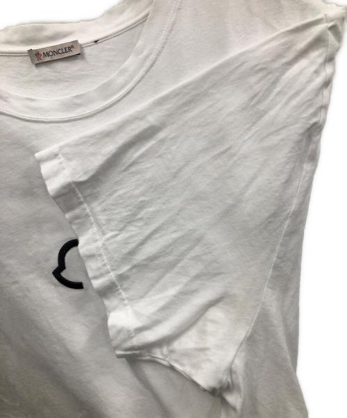 MONCLER（モンクレール）MONCLER (モンクレール) FRAGMENT DESIGN (フラグメントデザイン) 半袖カットソー ホワイト サイズ:実寸サイズにてご確認ください。の古着・服飾アイテム